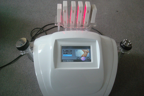 Multipolar RF Fat Dissolving Lipo Laser Slimming Machine With Color Screen