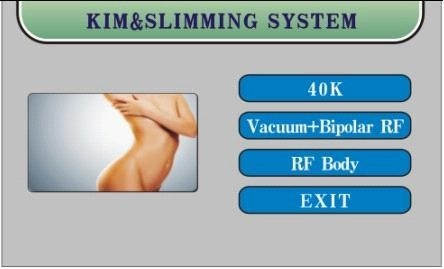Strong Sonic RF Cavitation Slimming Machine Vacuum Multi-polar With Vertical Speed
