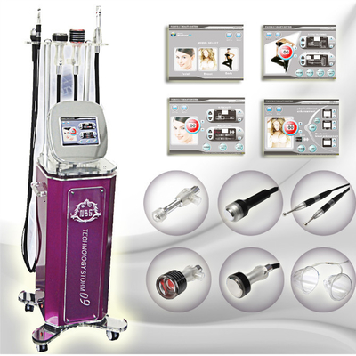 Vacuum LED BIO Skin Care RF Cavitation Slimming Machine With Cooling Head