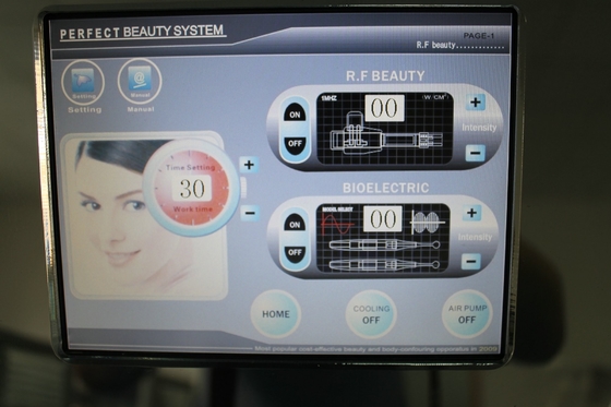 Vacuum LED BIO Skin Care RF Cavitation Slimming Machine With Cooling Head